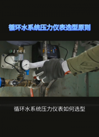 循环水系统压力仪表选型原则#农业物联网 #专科生 #plc教学 #警车灯电路 #溶氧仪校准 #智慧能源 