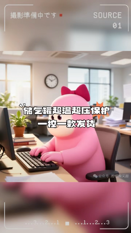 储气罐超温保护装置一控一款发货记录 #螺杆空压机 #plc 