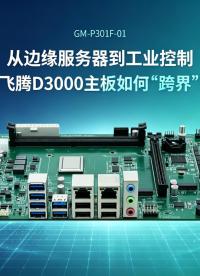 从边缘服务器到工业控制：飞腾D3000主板如何“跨界”通吃#工控主板 #国产主板 #飞腾主板 