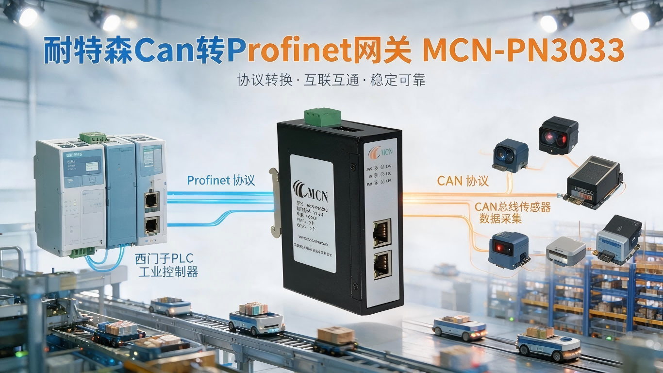 通过CAN转Profinet网关与PLC的配合引领智慧物流的未来