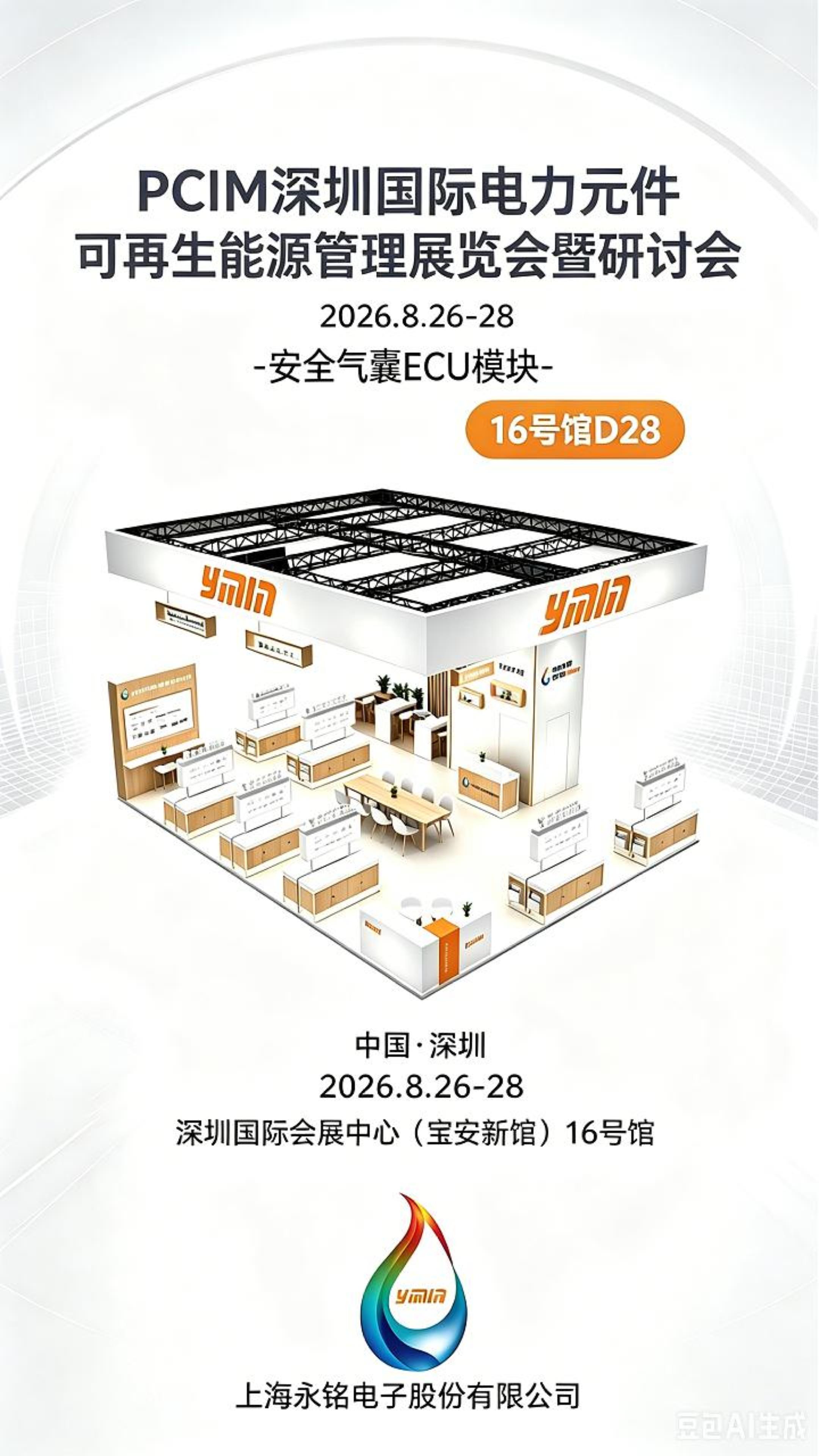 深圳PCIM前瞻丨安全气囊ECU 永铭铝电解电容LK系列解决方案  低温高倍率放电，高温长寿命性能比肩日系同行