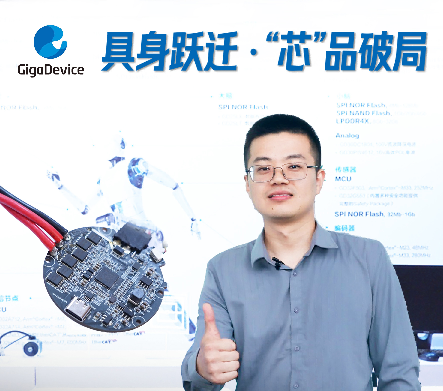 兆易创新 GD32F50M 系列让机器人关节控制无惧空间挑战