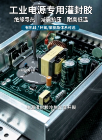 工业电源灌封胶冷热交替开裂防护失效怎么办？#电路知识 