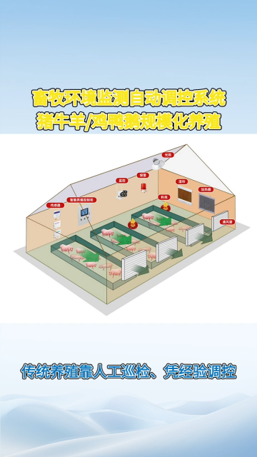 智慧畜牧黑科技！24小时自动调控养殖环境，降本又增效#农业物联网 #plc #物联网 
