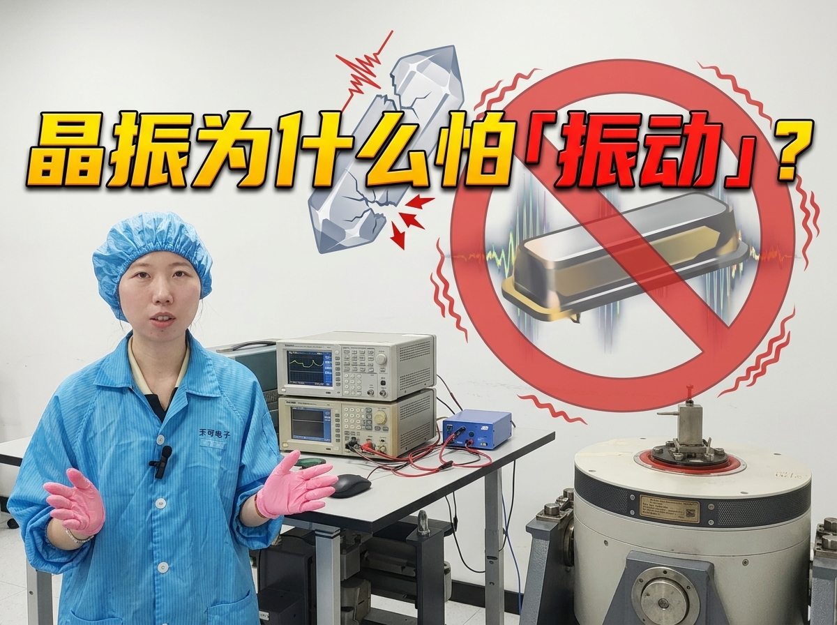 晶振原理拆解：本身就在振动的晶振，为什么怕摔、怕震动？#科技知识 #电子技术科普  #晶振 #抗振晶振 