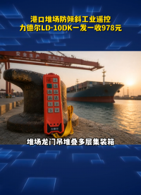 港口堆场防倾斜工业遥控，力德尔LD-10DK一发一收978元#工业遥控器
 