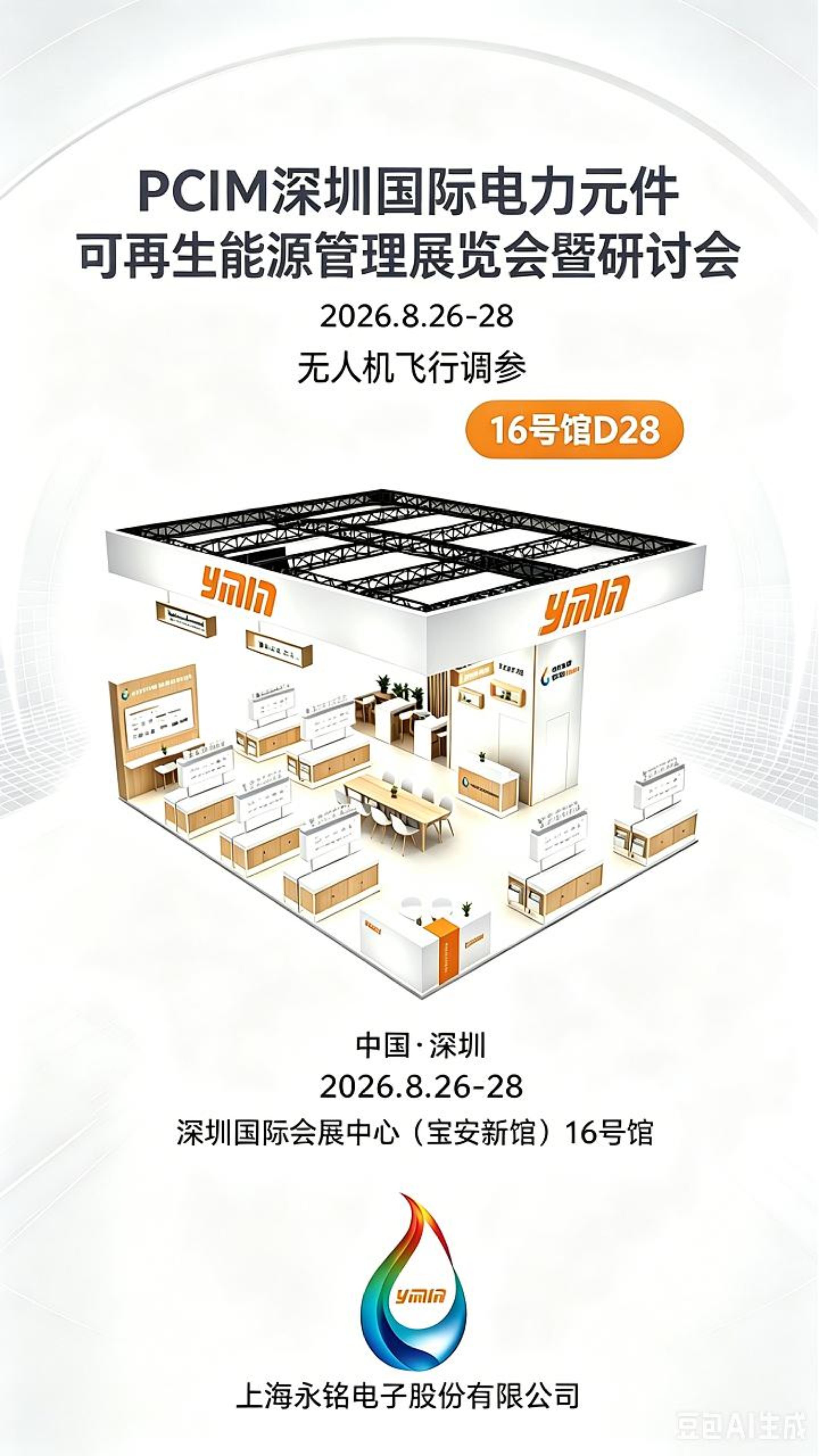 深圳PCIM丨航电飞行调参-永铭叠层高分子固态电容，超低阻、小型化，快速充放电稳定电源、精准控机！