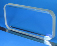 Radiation-resistant glass К108 window for a night-sight