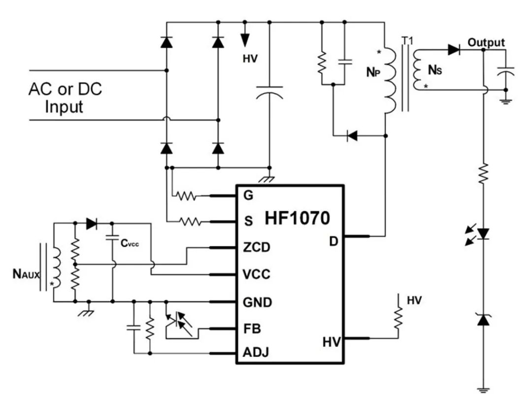 MPS 1700V SiC单芯片HF1070助力打造高压隔离辅助电源