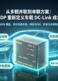 系统效率提升1.5%的秘诀：DC-Link电容选对，省电又省心！
#全生命周期降本 #薄膜性价比 #效率提升 