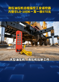 液压油压机远程操控工业遥控器，力德尔LD-10DK一发一收978元#工业遥控器
 