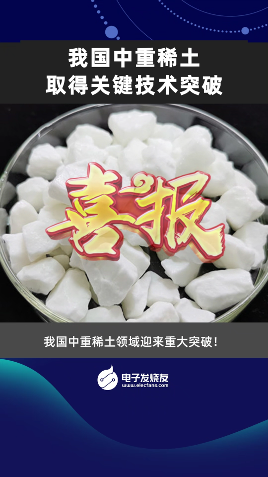 我国中重稀土取得关键技术突破