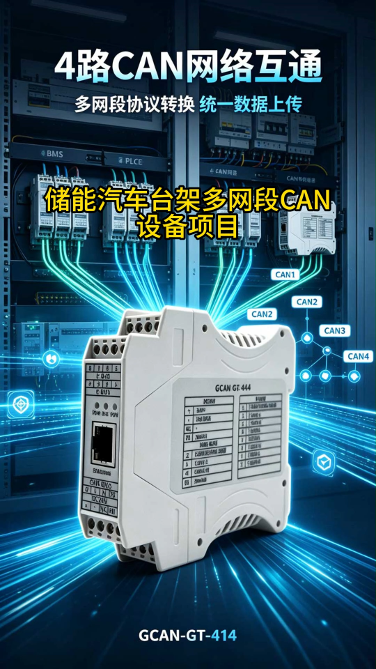 4路CAN网络互通用沈阳广成GCAN‑GT‑414