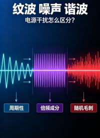 别再混为一谈！纹波、谐波、噪声的区别一次讲清 #电源纹波 #谐波 #噪声 #电子工程师 