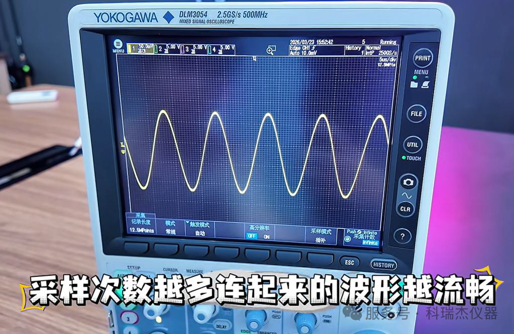 采样率不足会怎样？横河示波器波形失真与混叠效应解析