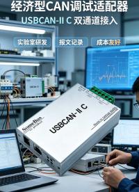 实验室CAN模拟测试选广成科技USBCAN‑II C