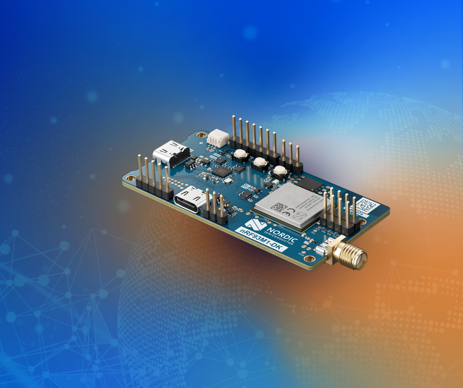 Nordic Semiconductor面向全球推出nRF93M1智能调制解调器，为开发者提供简易、预认证的Cat 1 bis物联网开发方案