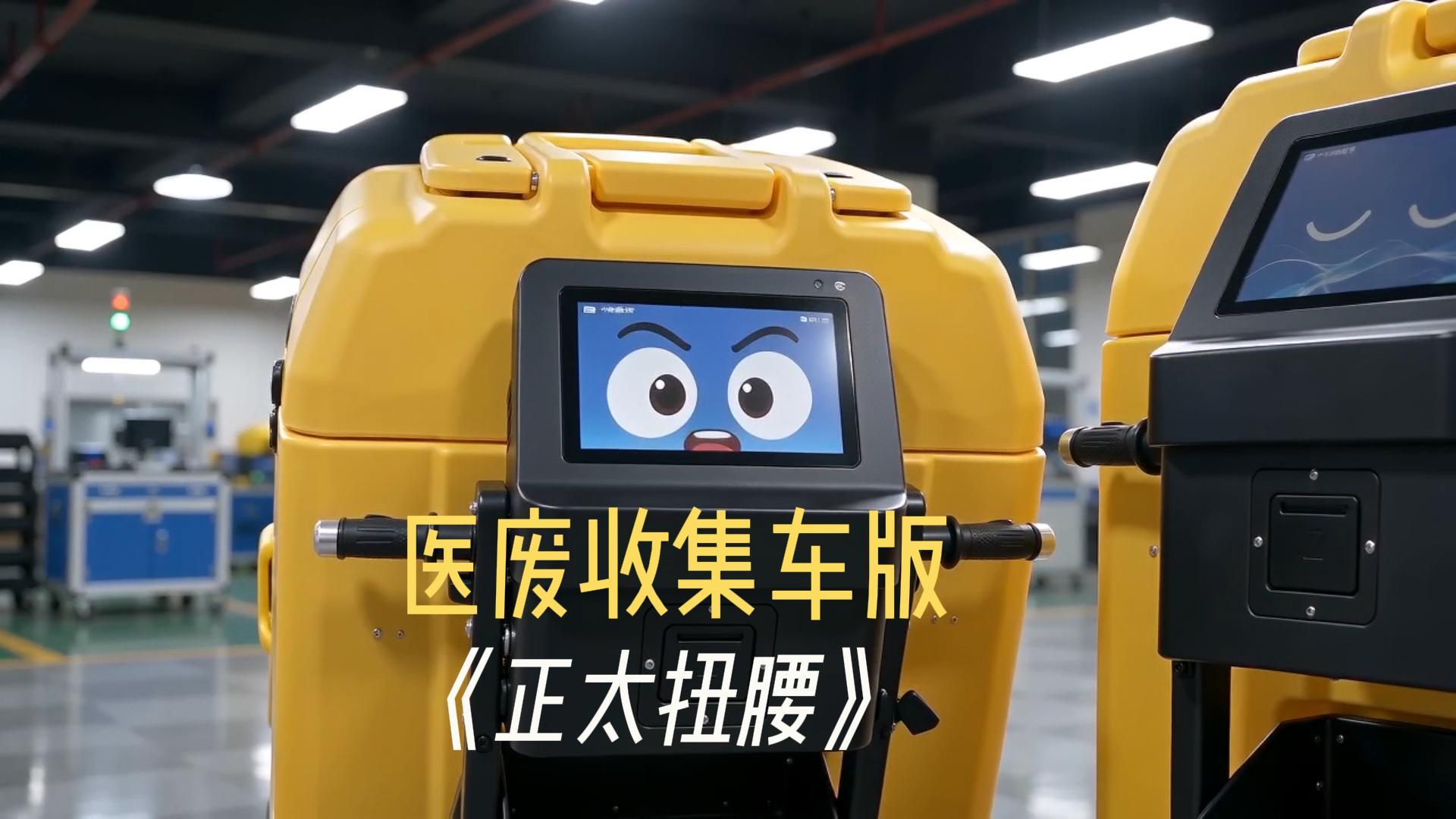 听说隔壁厂来了一个新医废车，靠扭腰吸引了好多客户.......#听说隔壁转来了一个正太#正太扭腰 