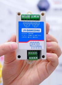 继电器点动控制不会接线？DAM0204A两种模式手把手教学，一看就懂#plc #物联网 