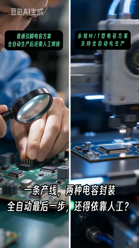 花几百万搞SMT自动化，最后被一颗插件电容卡住？永铭M/T贴片方案，铝电解“改”成贴片，直通率拉到99.5%