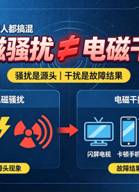 90%的人都分不清电磁骚扰和电磁干扰
#EMC #科普知识 #韬略科技 #电磁骚扰 #电磁干扰 #科普 