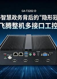 揭秘智慧政务背后的“隐形冠军”：国产飞腾整机多接口工控旗舰#工控机 #国产工控机 #飞腾工控机 