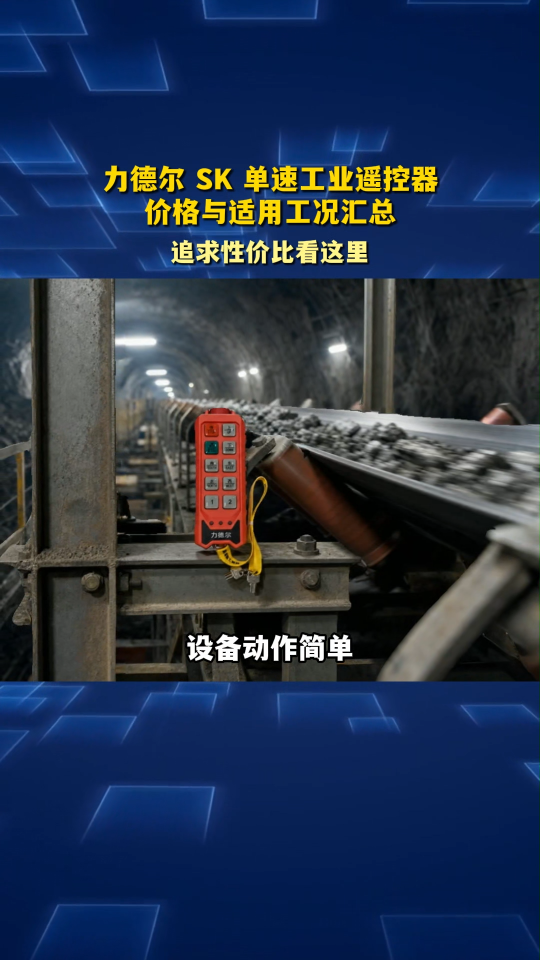 力德尔SK单速工业遥控器价格与适用工况汇总#工业遥控器 