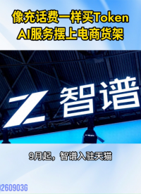 像充话费一样买Token，AI服务首次摆上电商货架#AI服务上货架#买Token像充话费#Token充值
 