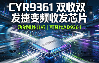 CYR9361 双收双发捷变频收发芯片：可替代 AD9361 的功能特性分析