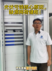 光伏亏钱核心原因，缺源网荷储柜！