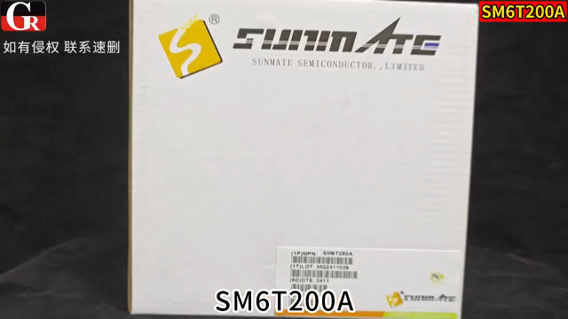SM6T200A，单向 TVS 管 高压瞬态浪涌防护器件# 