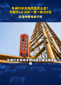 车间行车无线改造怎么选？力德尔LD‑8SK一发一收368元#工业遥控器 