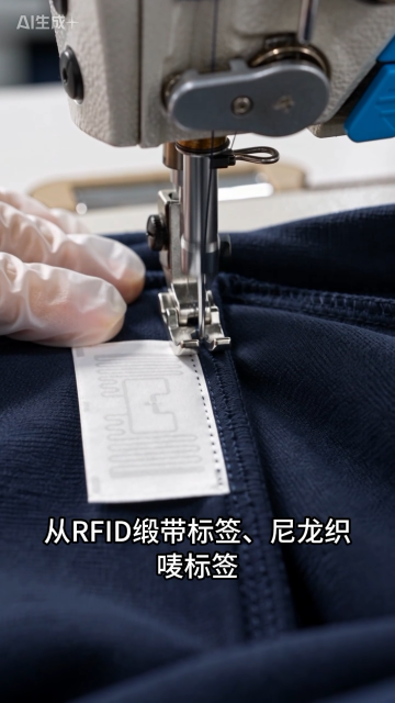 RFID服装标签，贯穿生产、仓储与零售 #rfid标签 #rfid服装标签 