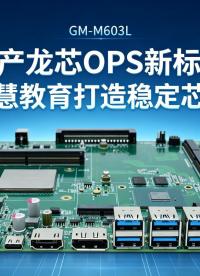 国产龙芯OPS新标杆：为智慧教育打造稳定芯主板#工控主板 