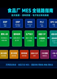 食品厂 MES 先别看排产，先看批次追溯# MES# 食品加工mes# 
