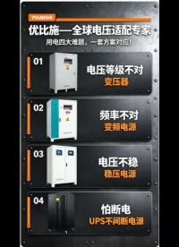 工厂电压等级不对、频率不匹配，供电解决方案【优比施】