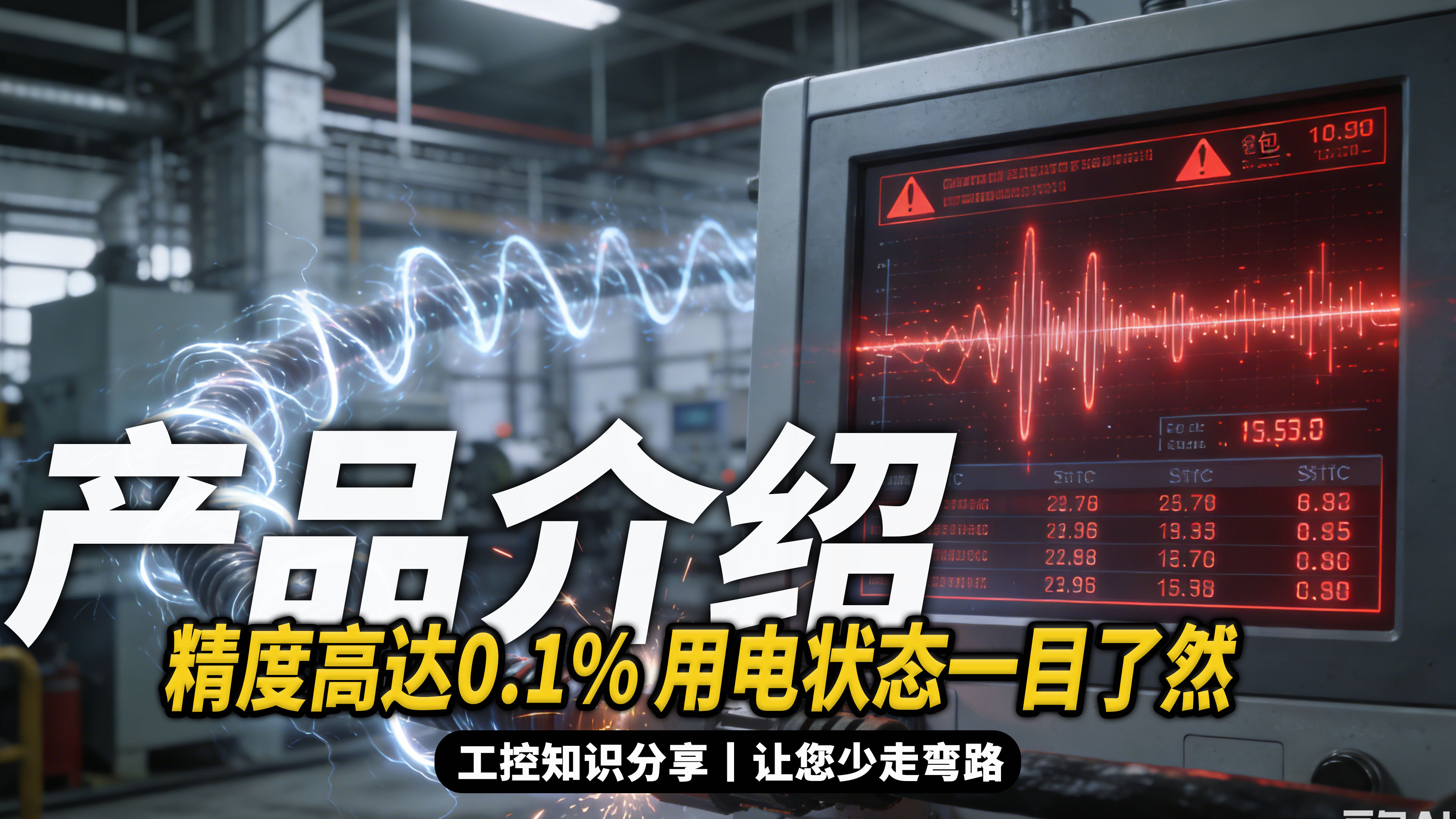 ACP电流监测系列模块，多路交流同步采集，0.1%精度看清用电细节#plc #物联网 