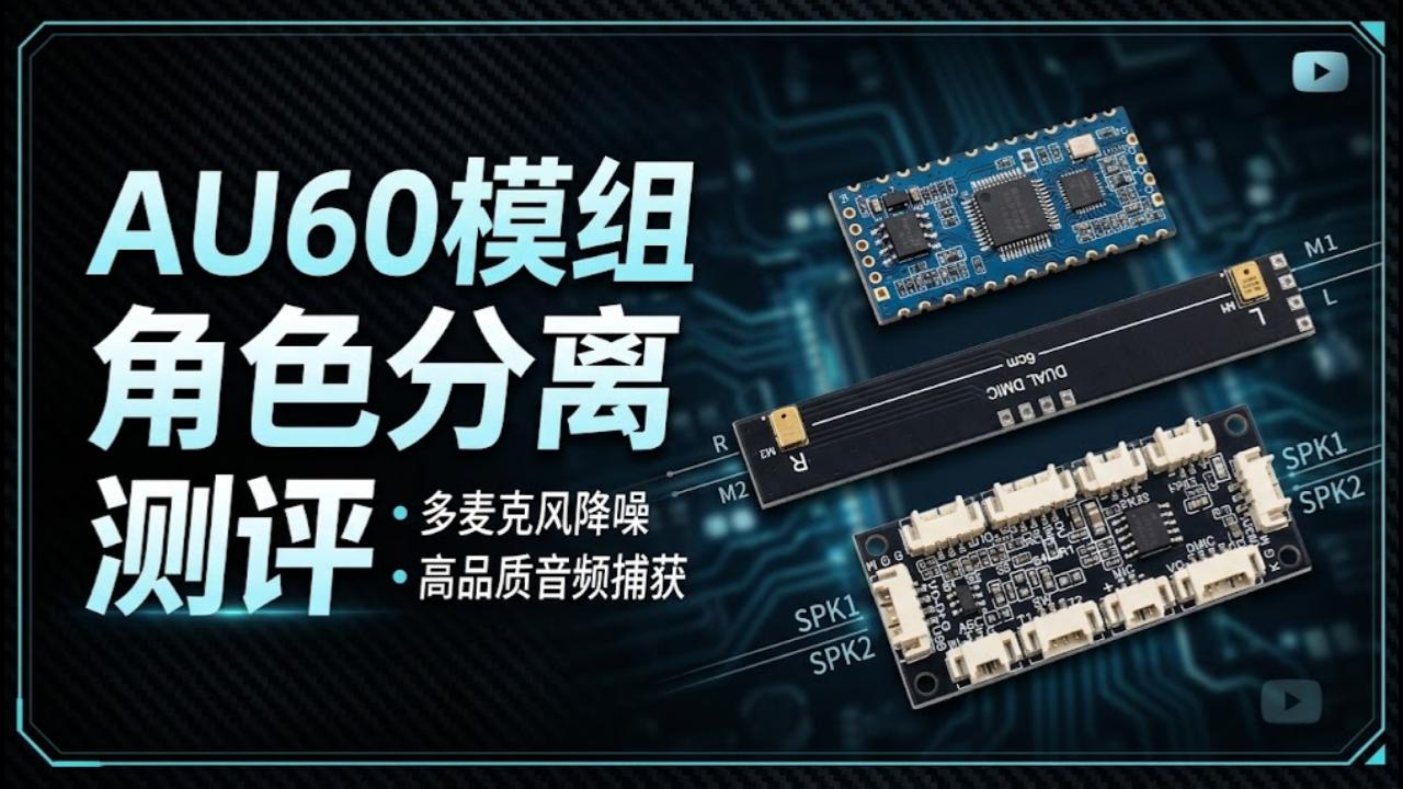 AU-60双波束定向拾音角色分离测试# 定向拾音# 回音消除# 角色分离测试
