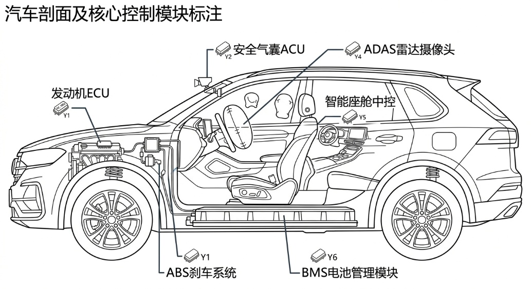 车规晶振过AEC-Q200——温度、振动、老化三道坎