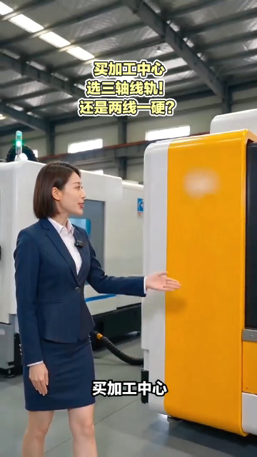 加工中心两线一硬和三轴线轨如何选择？模具钢重开粗选两线一硬，铝件、曲面精加工追求速度选三轴线轨#机械制造 #