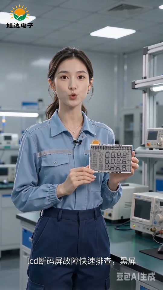 LCD 段码屏故障快速排查，宁波旭达电子科技为您讲解。#段码屏定制 #断码屏 #lcd段码液晶屏 