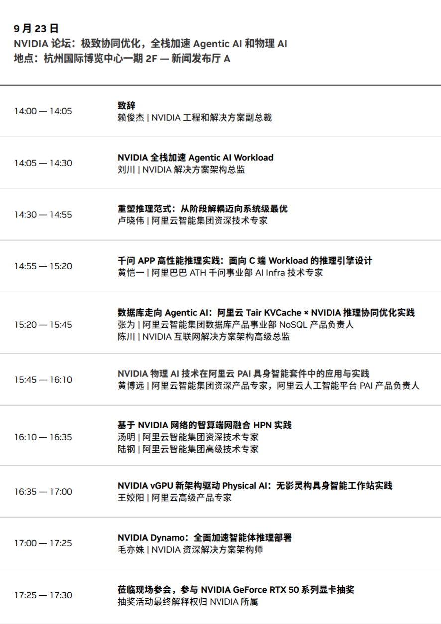 NVIDIA邀您相聚2026云栖大会