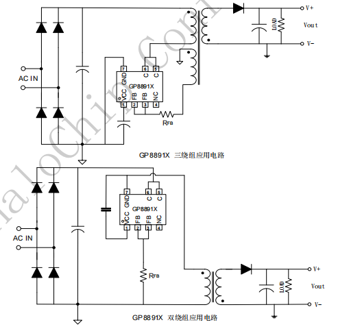 3.5W 小功率 PSR 物料兼容备选|GP8891B 自供电无光耦充电仓适配器方案解析