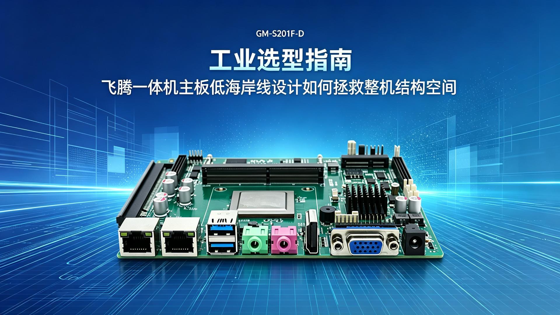 工业选型指南：飞腾一体机主板低海岸线设计如何拯救整机结构空间#工控主板 #国产主板 #飞腾主板 