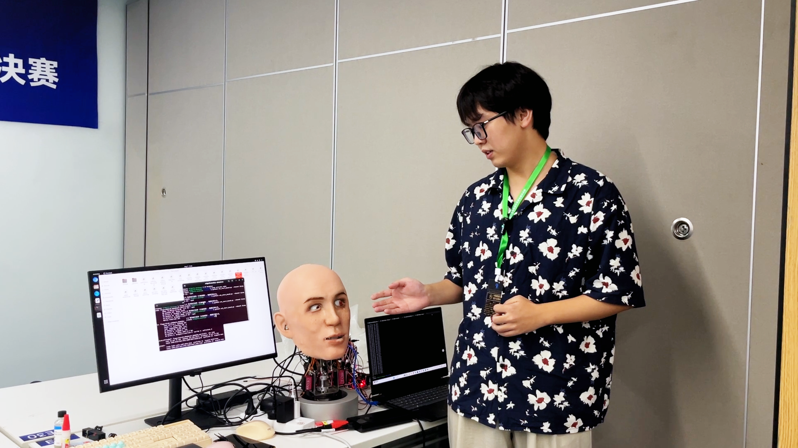 作品展示|基于RK3588的智能交互仿生人头