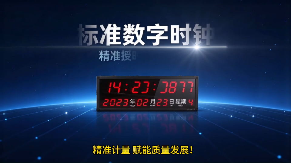 西安同步标准数字时钟落地江西省检验检测认证总院计量项目