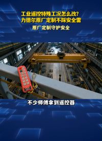 工业遥控特殊工况怎么改？力德尔原厂定制不踩安全雷#工业遥控器 