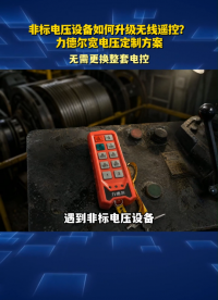 非标电压设备如何升级无线遥控？力德尔宽电压定制方案#工业遥控器 