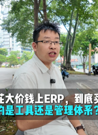 花大价钱上ERP,到底买的是工具还是管理体系？#ERP上线实施 #企业数字化 #非标自动化 #哲霖软件 