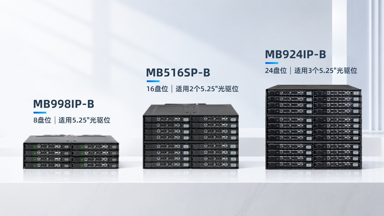 ICY DOCK 高密度硬盘盒选购指南： 8/16/24盘位怎么选？